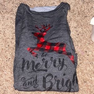 long sleeve soft christmas shirt